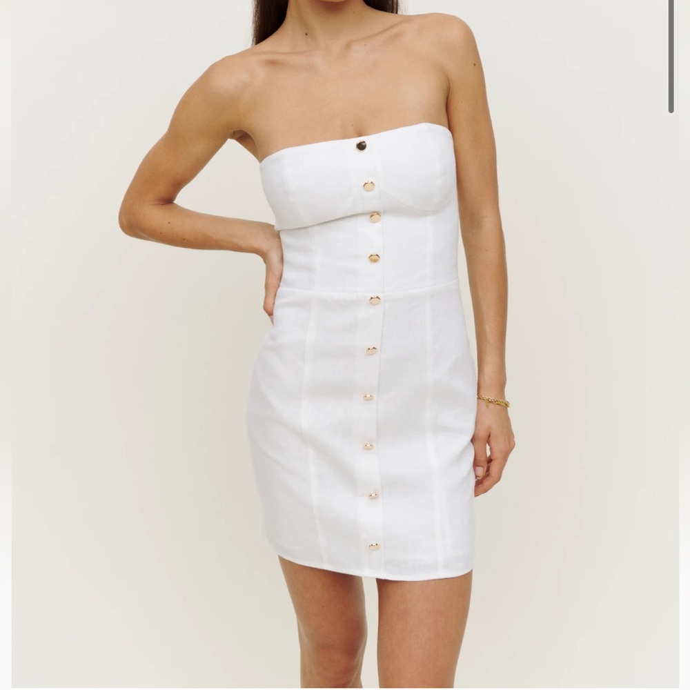 NWT Reformation Shiela Linen Dress